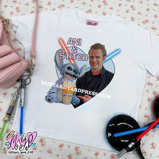 ani and friend baby tee