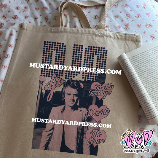 djo hearts tote bag