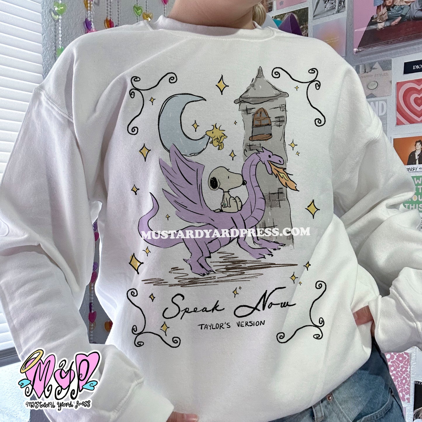 fairy tale dog crewneck