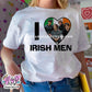 i love irish men t-shirt