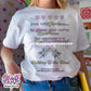 walking in the wind lyric t-shirt