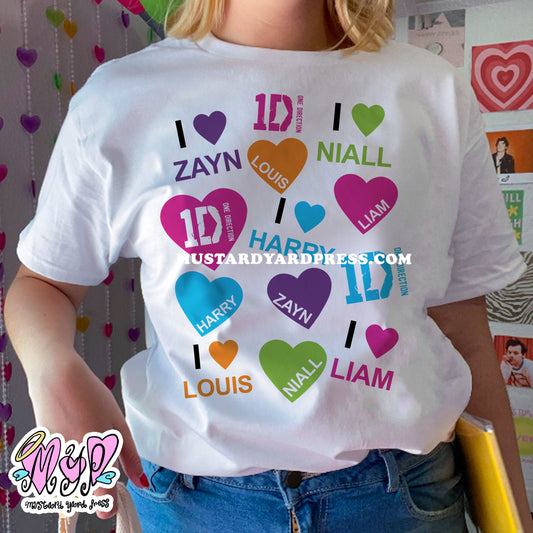 1d fan t-shirt