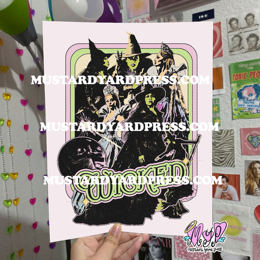 good witches vintage poster