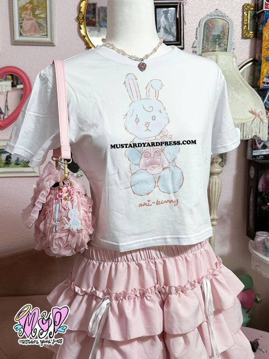 ani-bunny helmet baby tee
