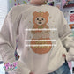 pumpkin bear crewneck