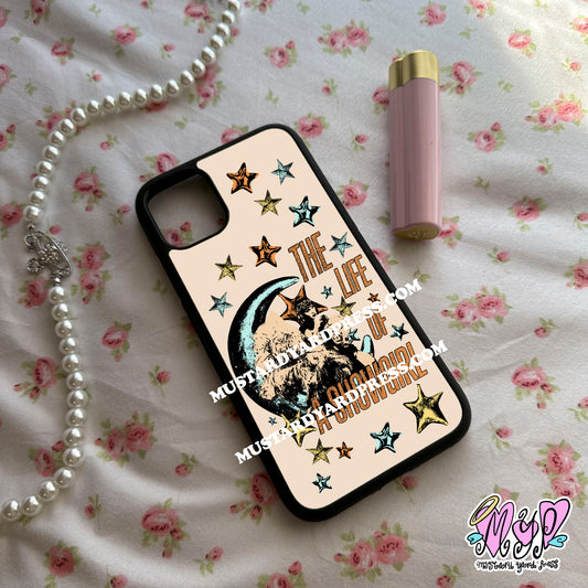 show life moon phone case