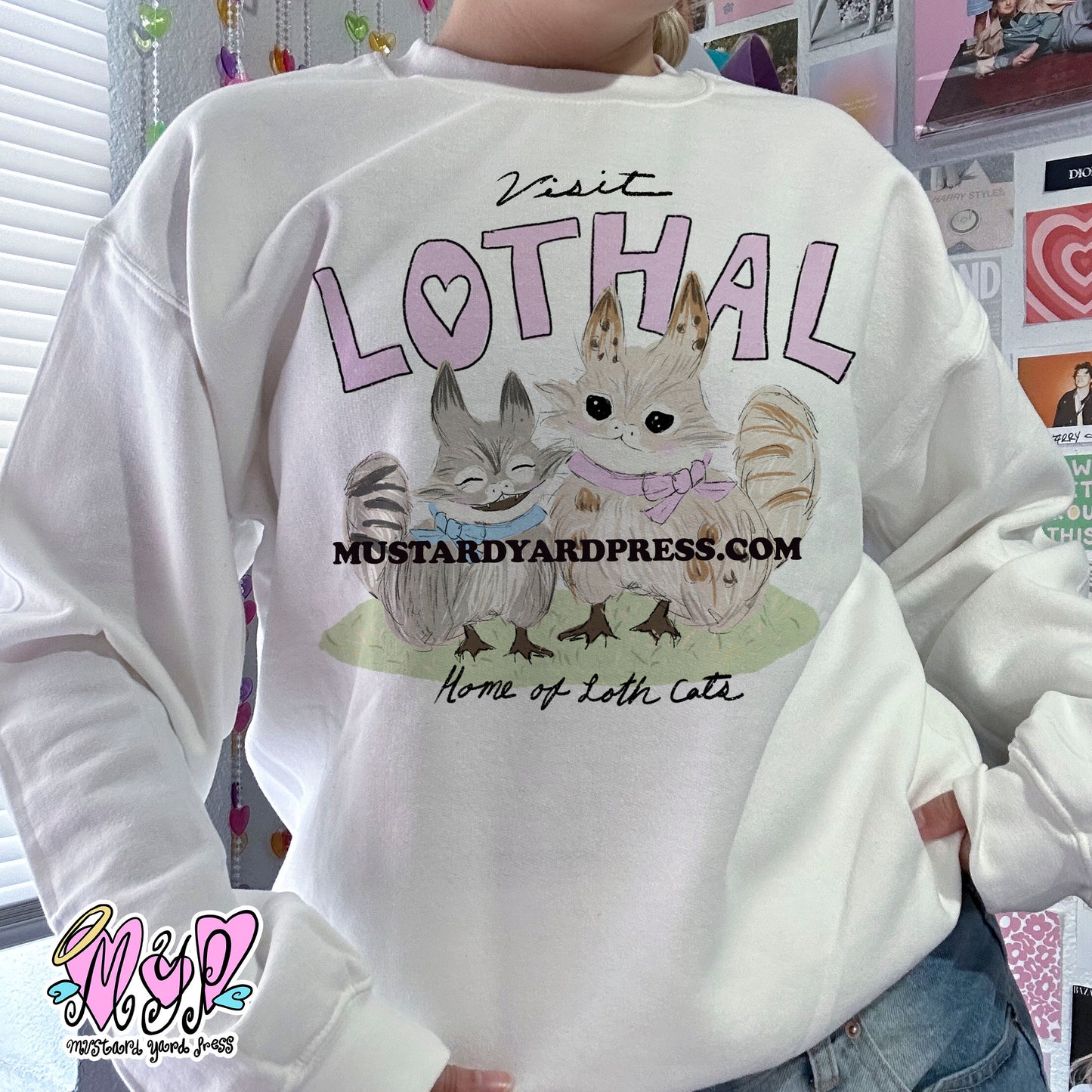 cats crewneck