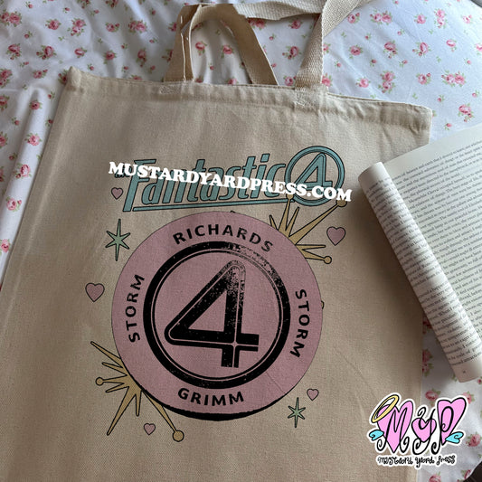 fantastic badge tote bag