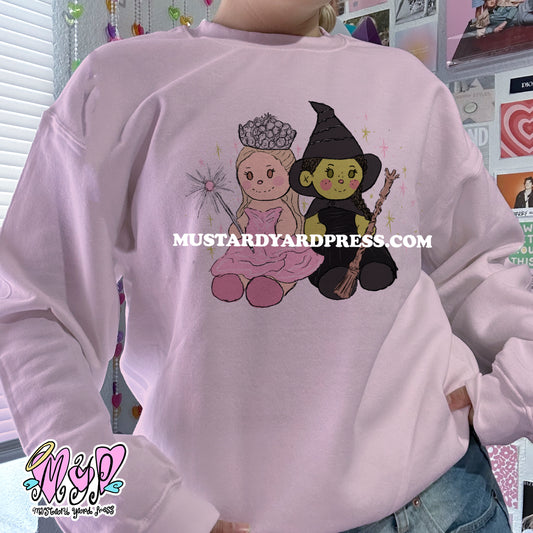 witches dolls crewneck