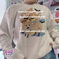 halloween galaxy cat crewneck