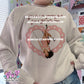 sad girl heart crewneck