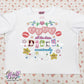 kiss disco patches baby tee