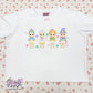 halloween pastel angel bow baby tee