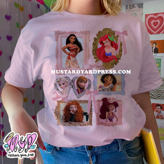 princess frames 2 t-shirt