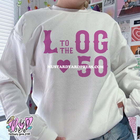 L OG crewneck