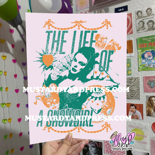 show life pink poster