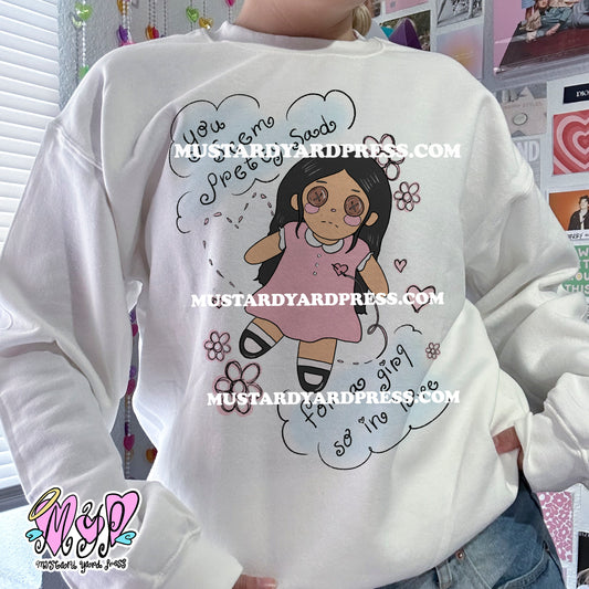 sad rag doll crewneck