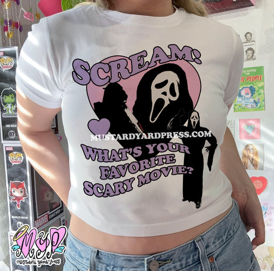 scream! baby tee