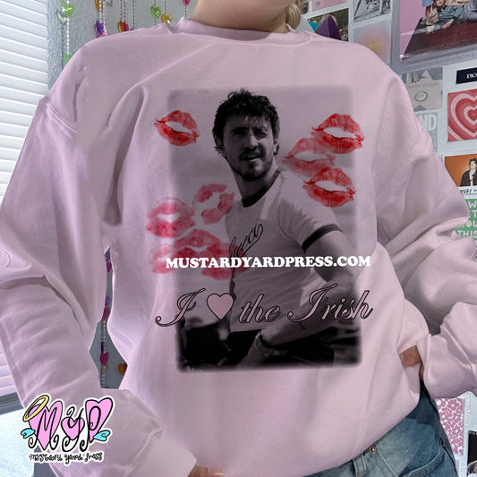 i love the irish crewneck