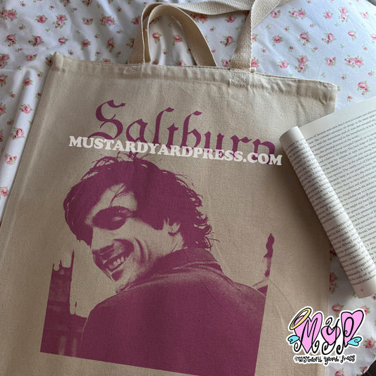 salt pink tote bag