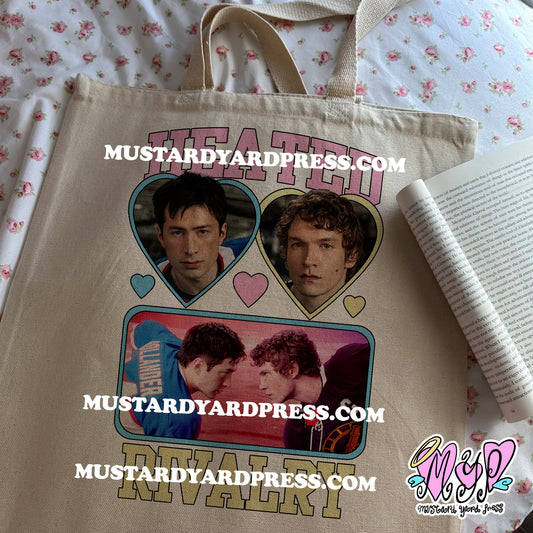 heated poster tote bag