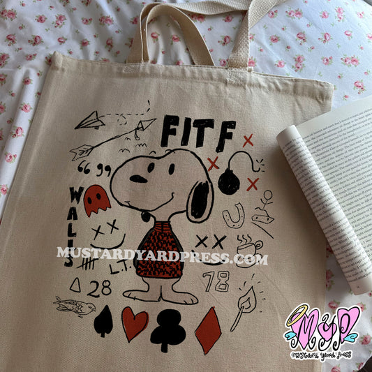 louis dog tote bag