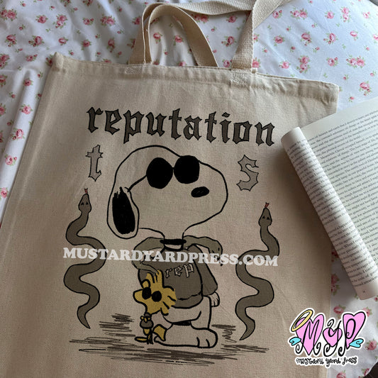 rep dog tote bag