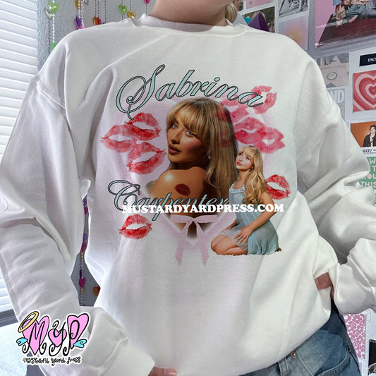 sabrina kisses crewneck