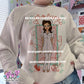 cure drawing crewneck