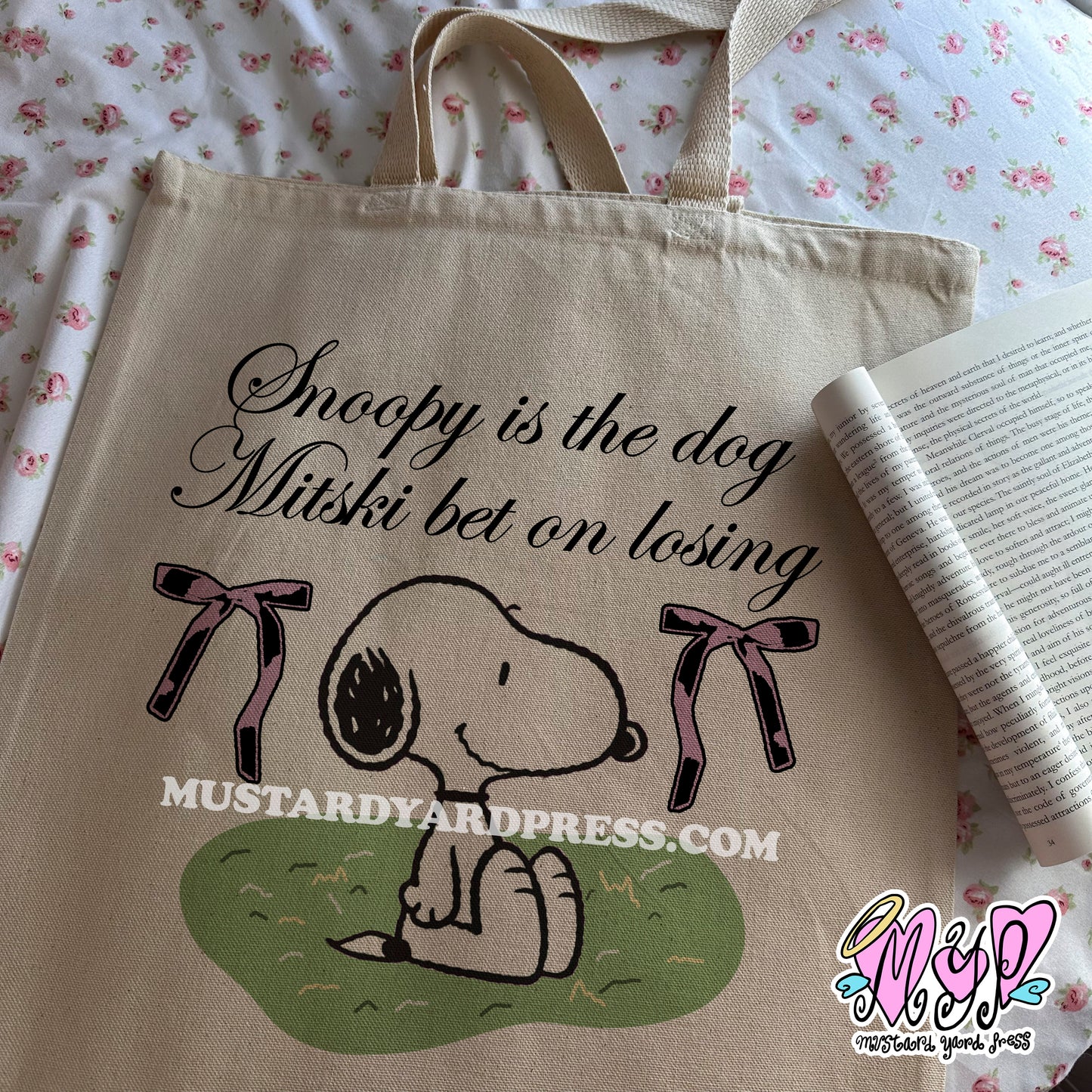 losing dogs tote bag