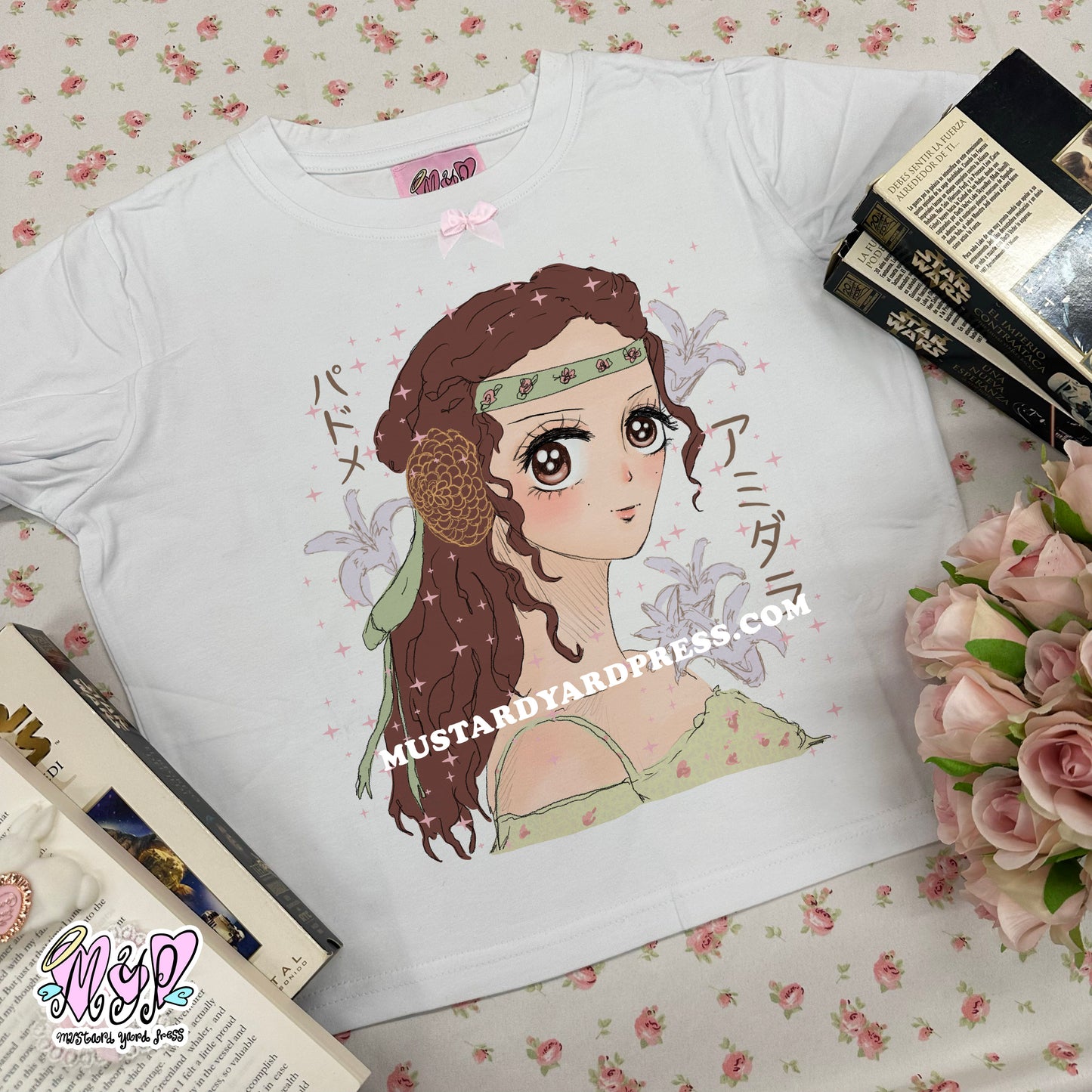 anime style queen baby tee
