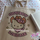 cowboy kitty tote bag