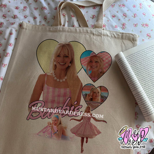 doll hearts tote bag