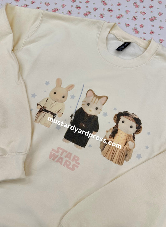 prequel critters crewneck sweater