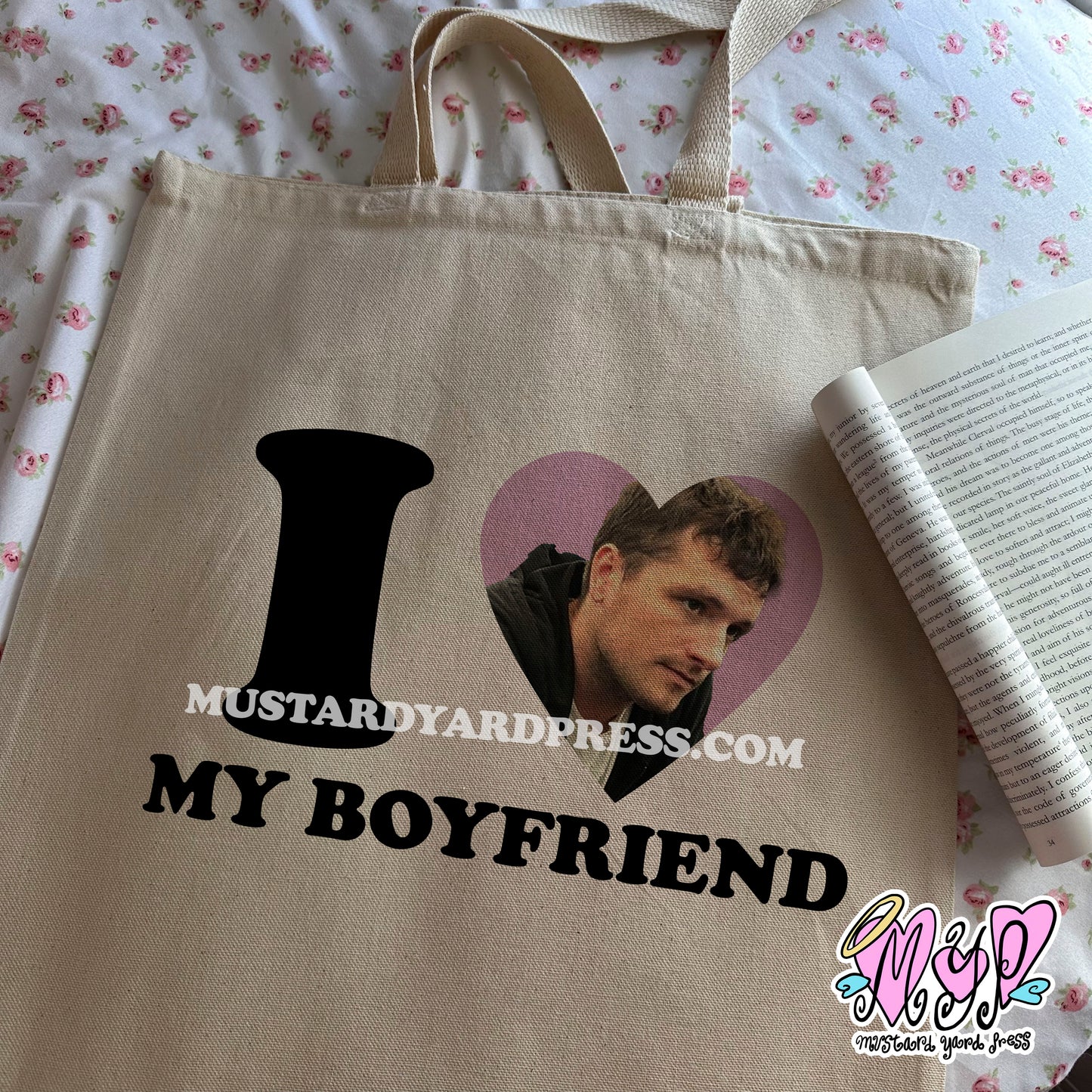 i love my boyfriend josh tote bag