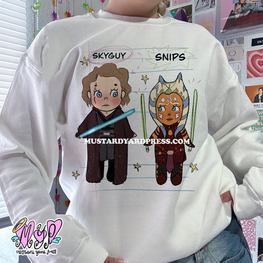 cute besties crewneck