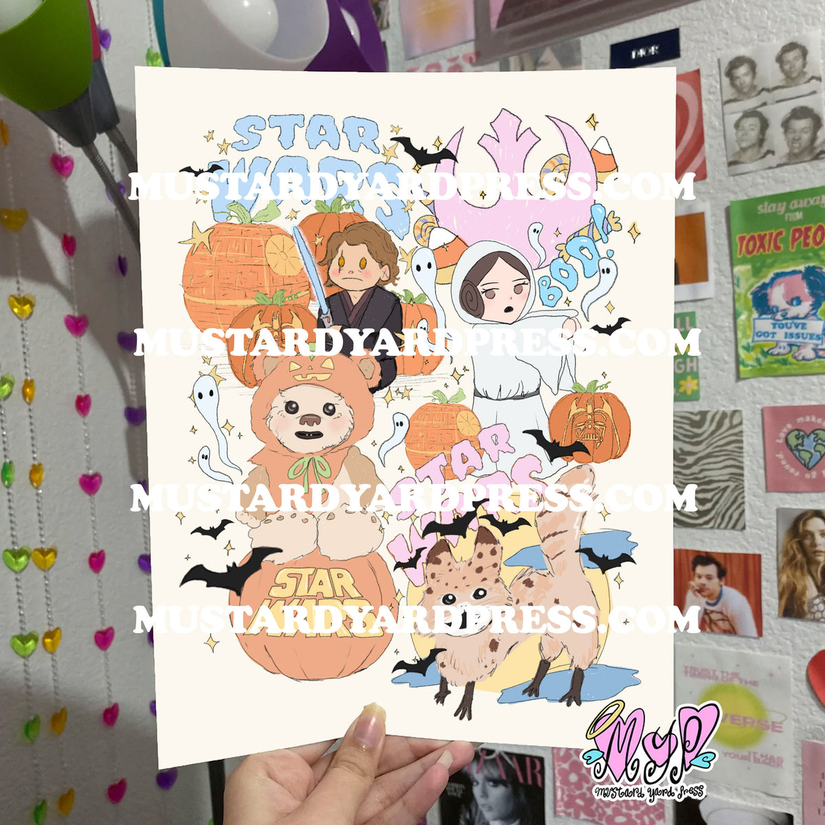 galaxy halloween poster