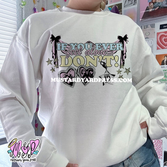 alone crewneck