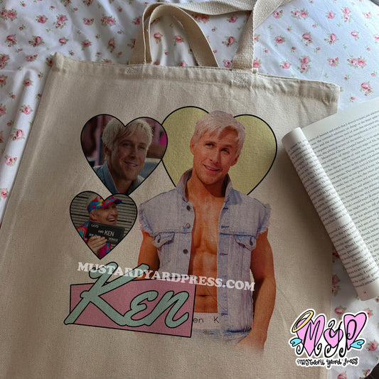 doll boy tote bag