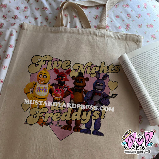 5 nights tote bag