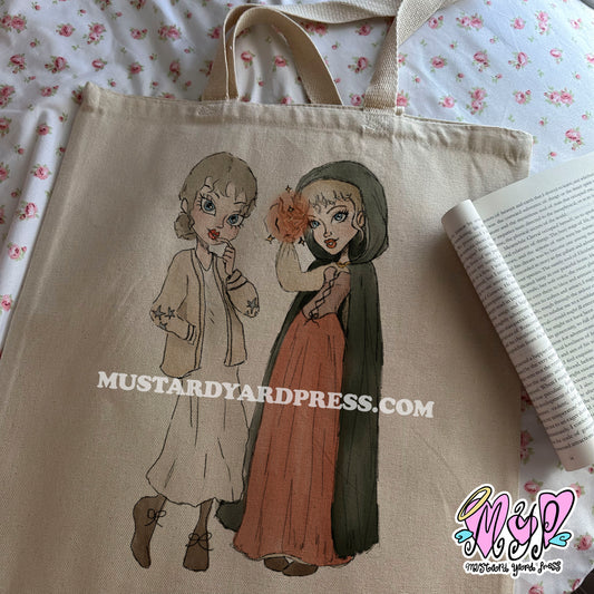 sister albums tote bag