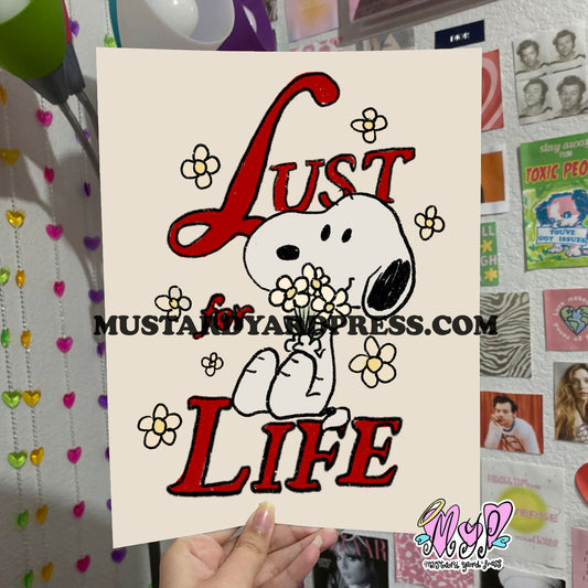 lust for life dog poster