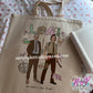 time collage tote bag