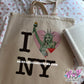 i love ny tote bag