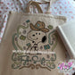 debut dog tote bag