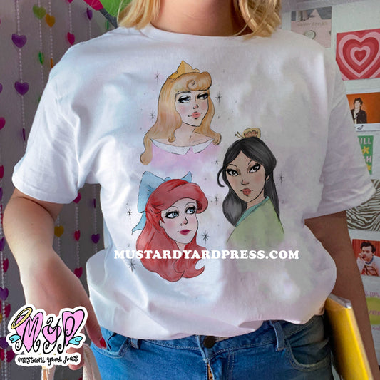 princess sketch t-shirt