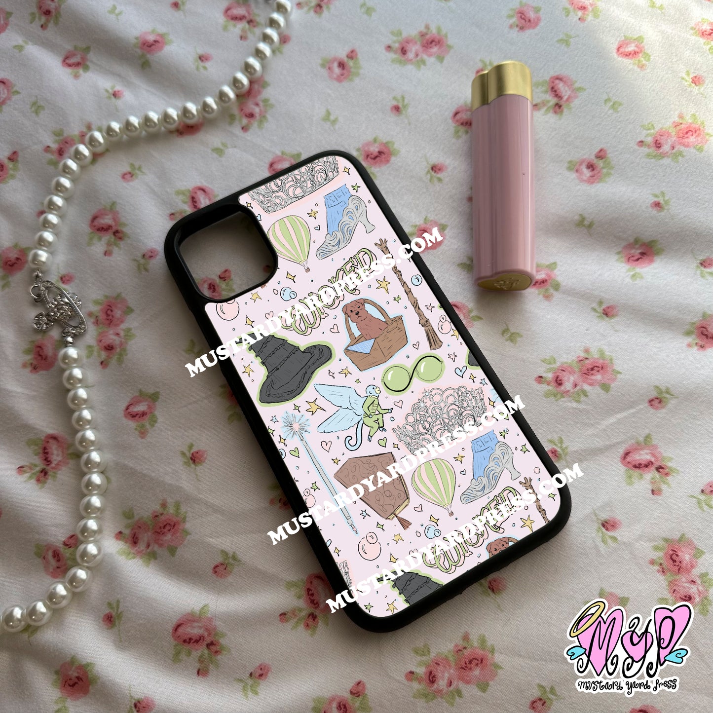 witches doodles phone case