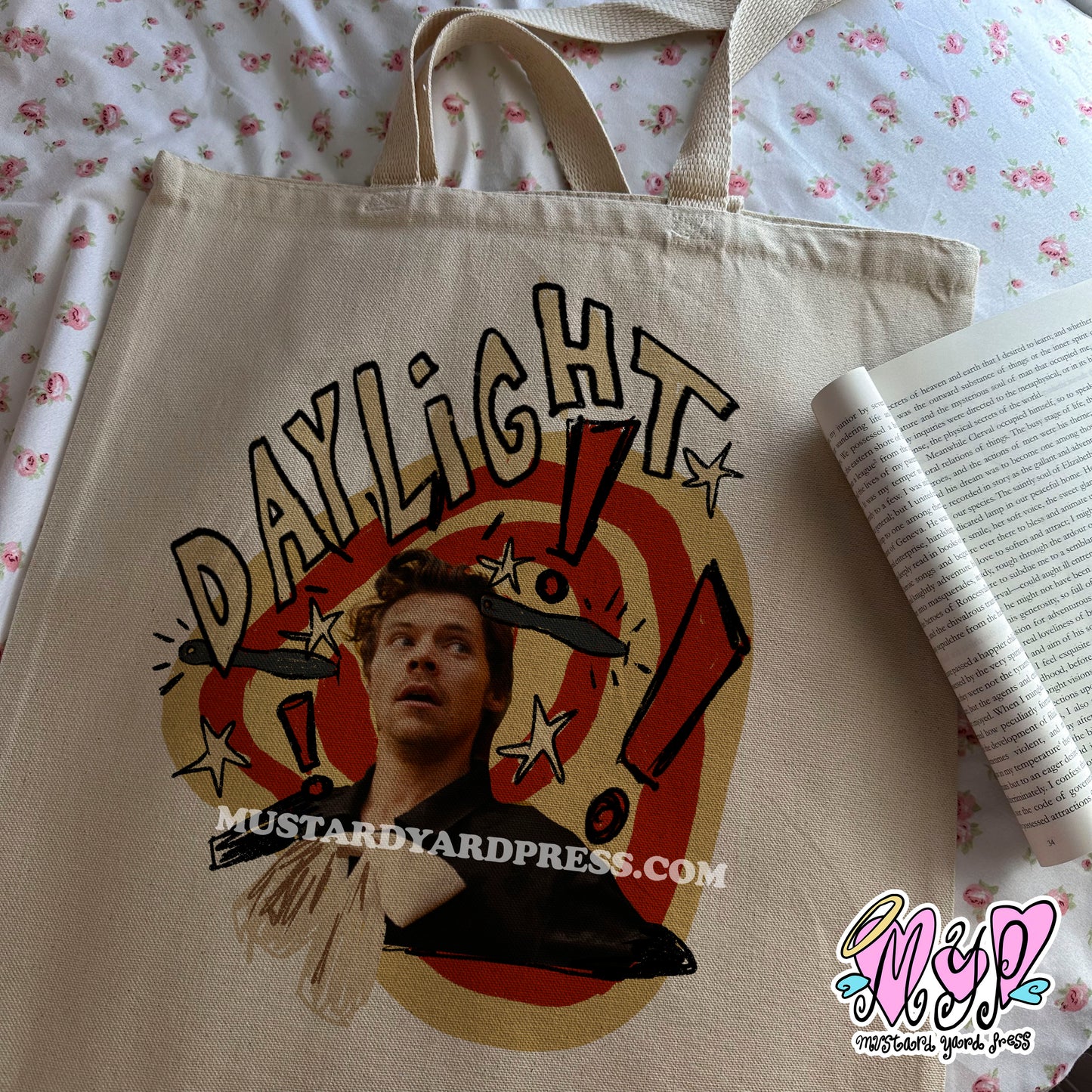 daylight spiral tote bag