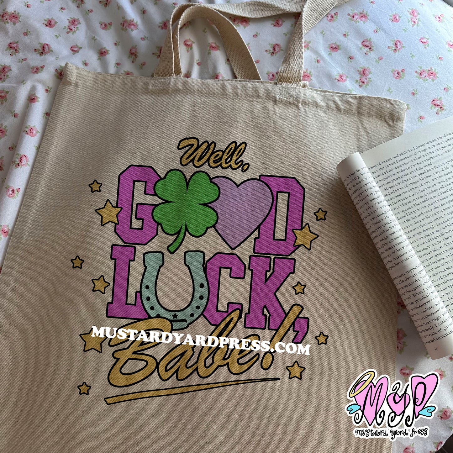 good luck tote bag