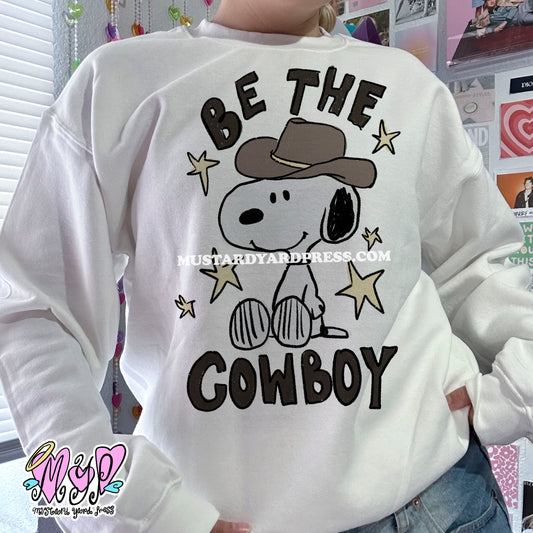 b the cowboy crewneck